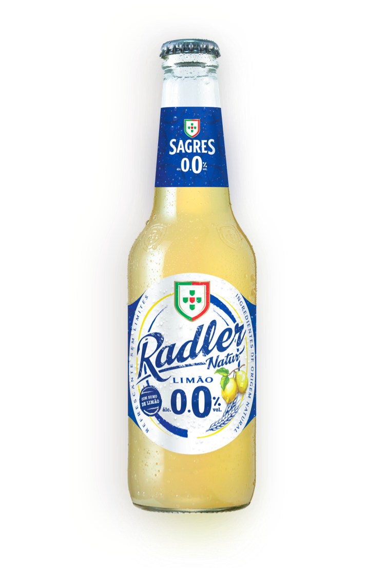 Sagres Radler 00 Limão Garrafa 33Cl